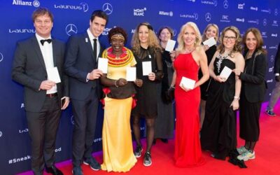 Les Champions de la Paix lancent la campagne #WhiteCard au Laureus World Sport Awards