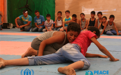 Peace and Sport and UNHCR committed to work together for refugees’ better future