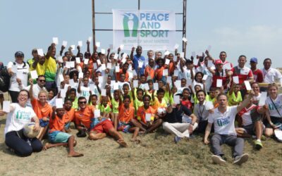 Peace and sport, the principality of Monaco and DIDIER DROGBA  take action for peace in Colombia   