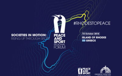 Peace and Sport announces Peace and Sport Regional Forum in Greece