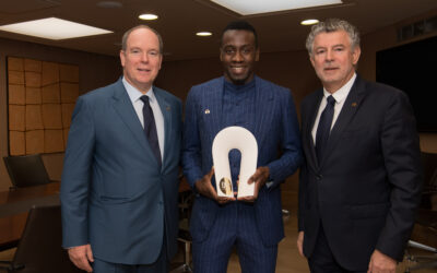 Peace and Sport and H.S.H. Prince Albert II of Monaco reward Blaise Matuidi for his social commitment