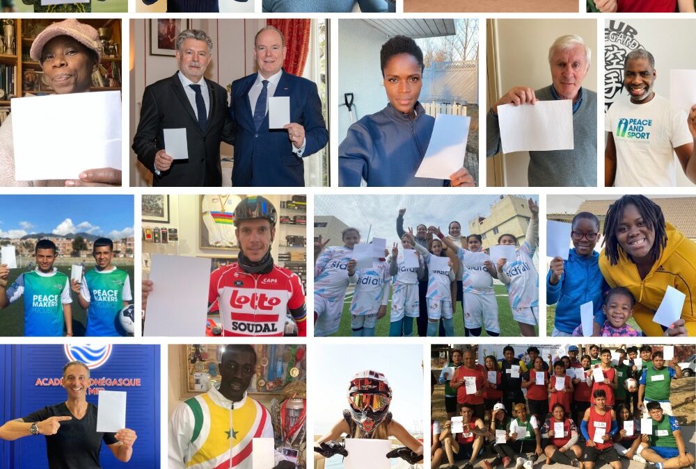 “Sport is an answer for peace. Raise your WhiteCard”: Peace and Sport celebrates the International Day of Sport for Development and Peace