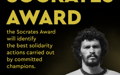 Le groupe L’Équipe s’associe à Peace and Sport pour la création d’une récompense sociétale dans le cadre de la cérémonie du Ballon d’Or : le Prix Sócrates