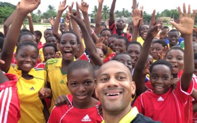 Under the patronage of Peace and Sport, Terres en Mêlées organizes the Friendship Games in Togo in presence of Benjamin Boukpeti, Olympic Medalist and Champion for Peace