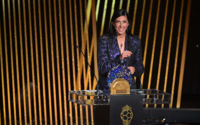 Jenni Hermoso, Winner of the Socrates Award at the 2024 Ballon d’Or Ceremony