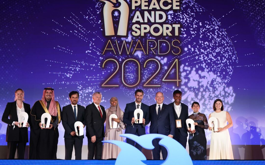 Tony Estanguet and Sifan Hassan honored at the 2024 Peace and Sport Awards Ceremony